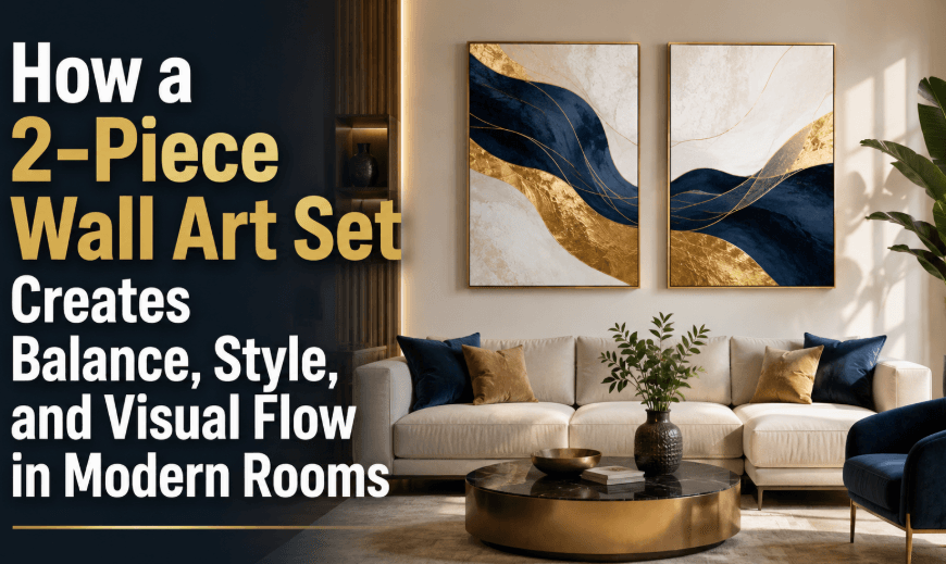 How a 2-Piece Wall Art Set Creates Balance, Style, and Visual Flow in Modern Rooms