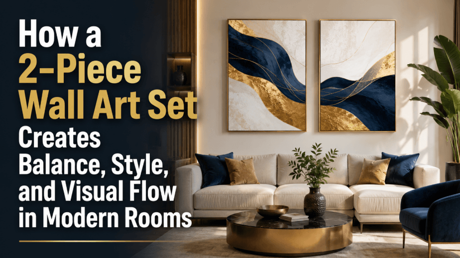 How a 2-Piece Wall Art Set Creates Balance, Style, and Visual Flow in Modern Rooms